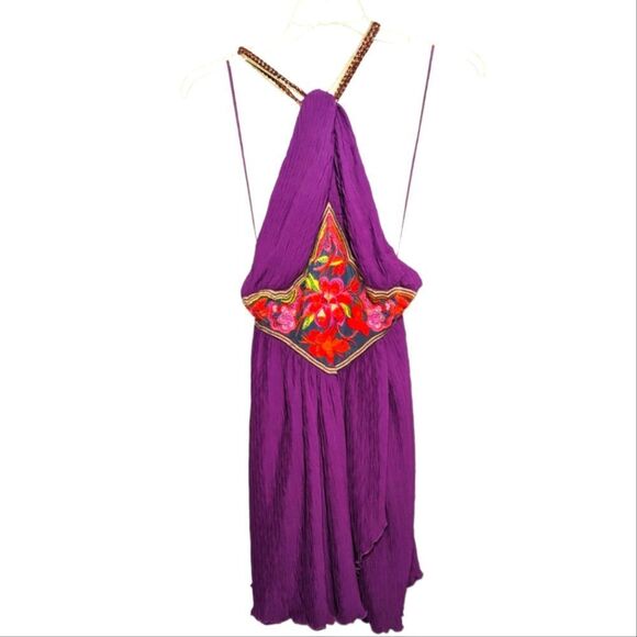 Free People Marcella open back mini dress - Picture 1 of 12